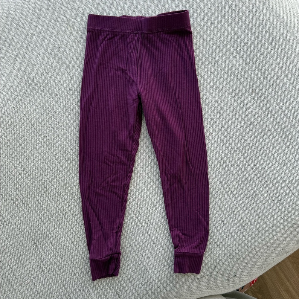 Purple Ribbed Little Sleepies Set - Picture 4 of 4